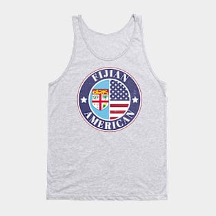 Proud Fijian-American Badge - Fiji Flag Tank Top